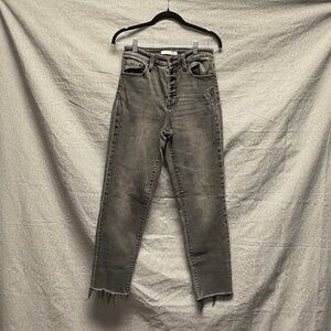 Willow & Root Stylish High-Rise Gray Jeans